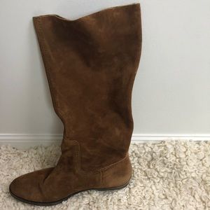 Nine West under the knee boots.